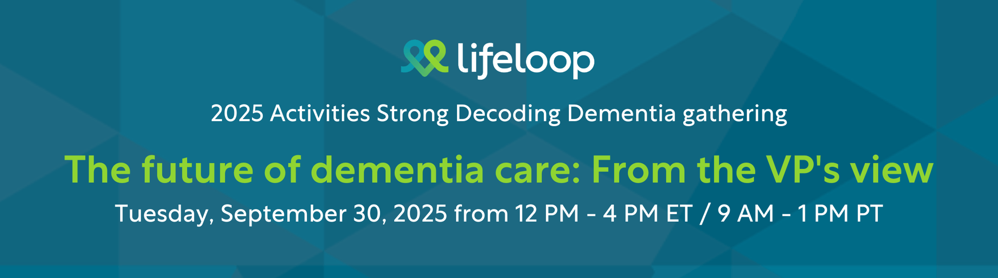 2025 Decoding Dementia promo graphic